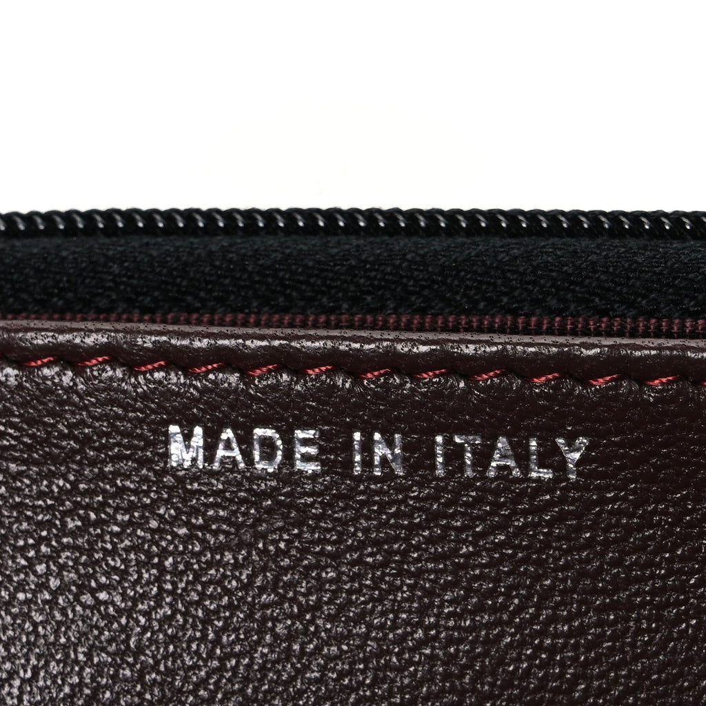 Lambskin Quilted Wallet On Chain WOC Black