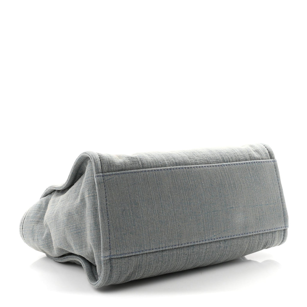 Denim Small Deauville Tote Light Blue