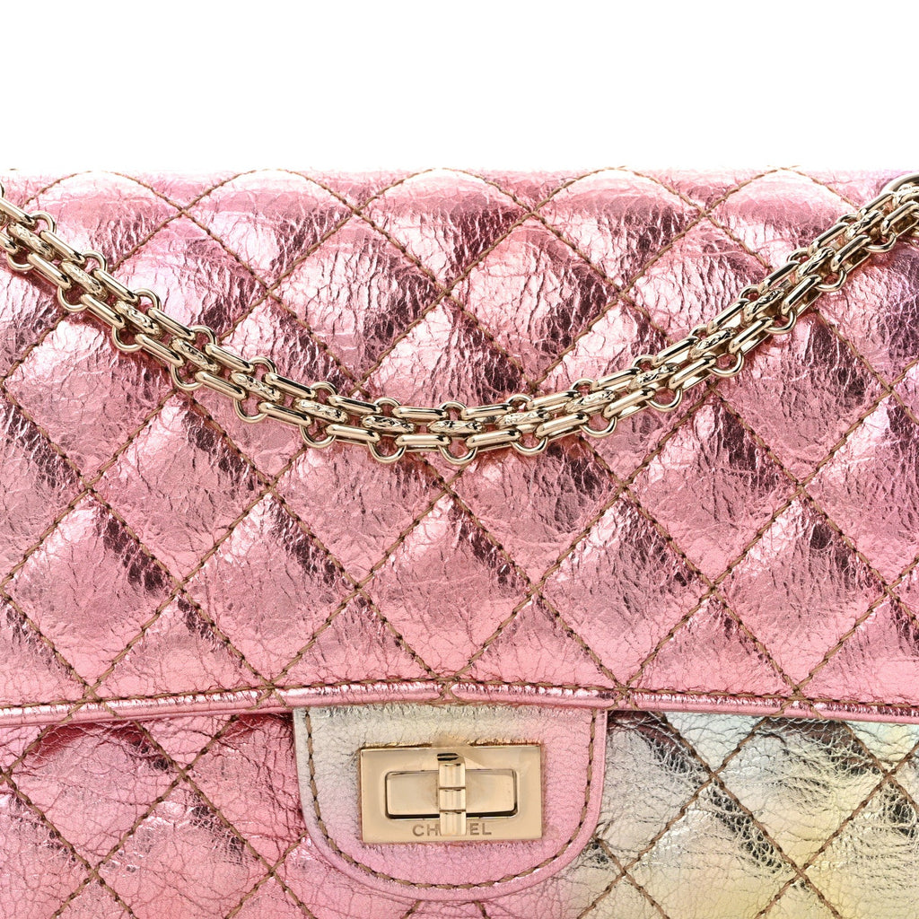 Metallic Goatskin Quilted 2.55 Reissue 225 Flap Multicolor