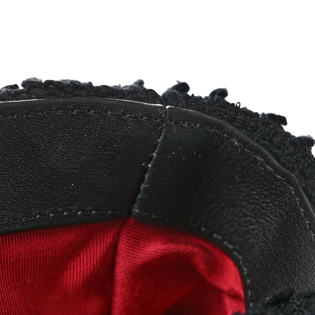 Tweed Quilted Medium Chanel 19 Flap Black