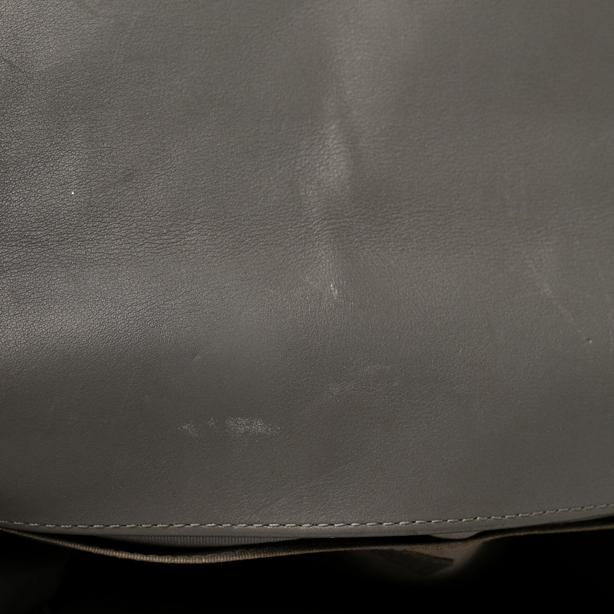 Lambskin Chevron Quilted Medium Boy Flap Grey