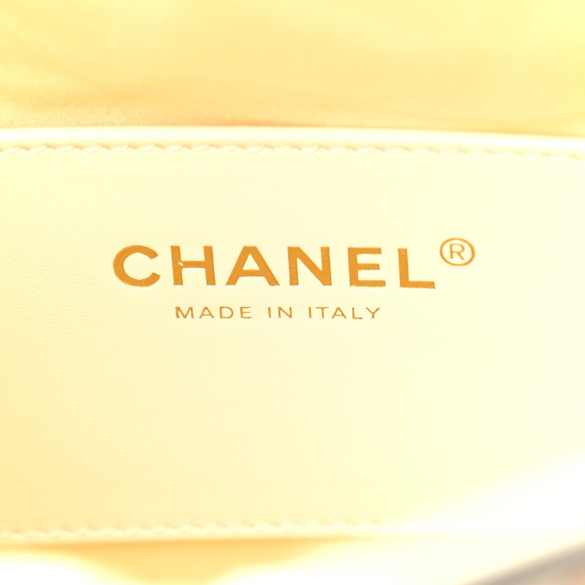 Canvas Calfskin Quilted Small Chanel 25 Handbag Ecru Black