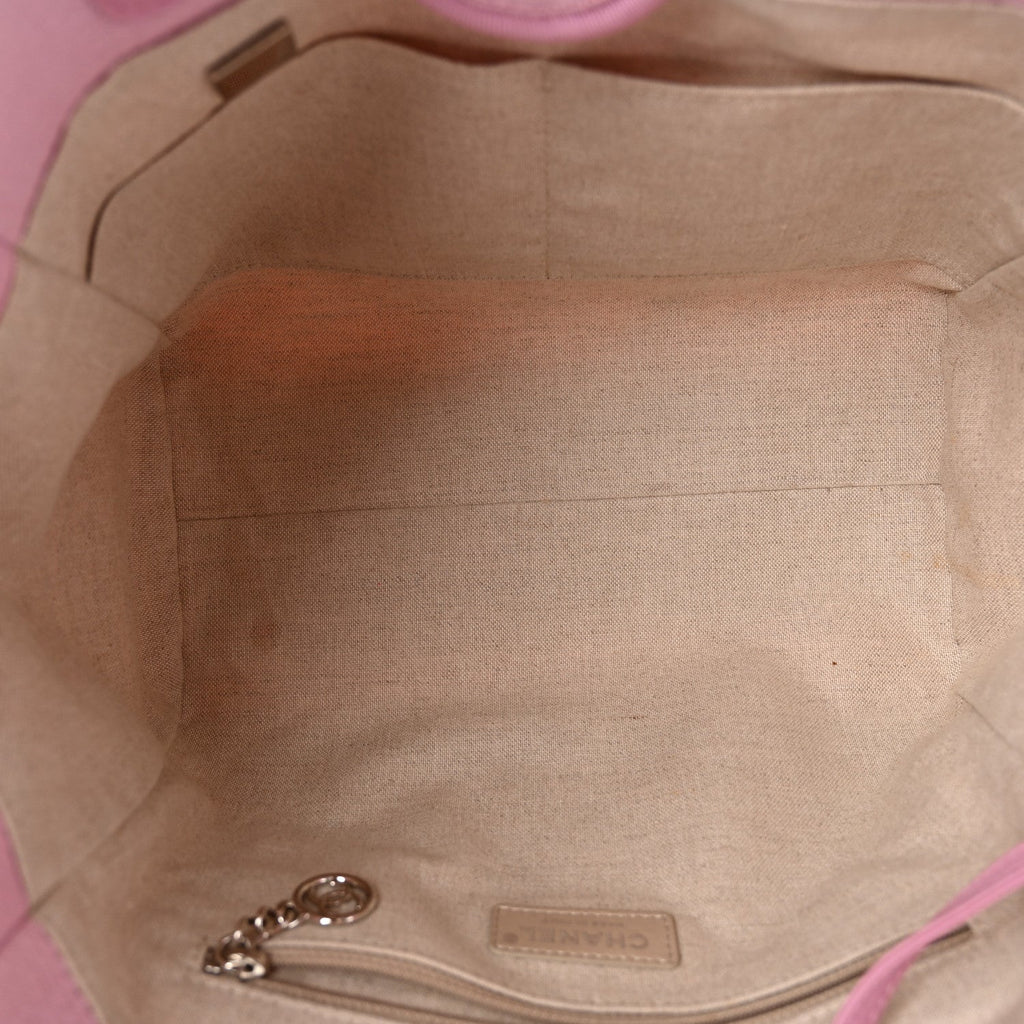 Mixed Fibers Small Deauville Tote Pink