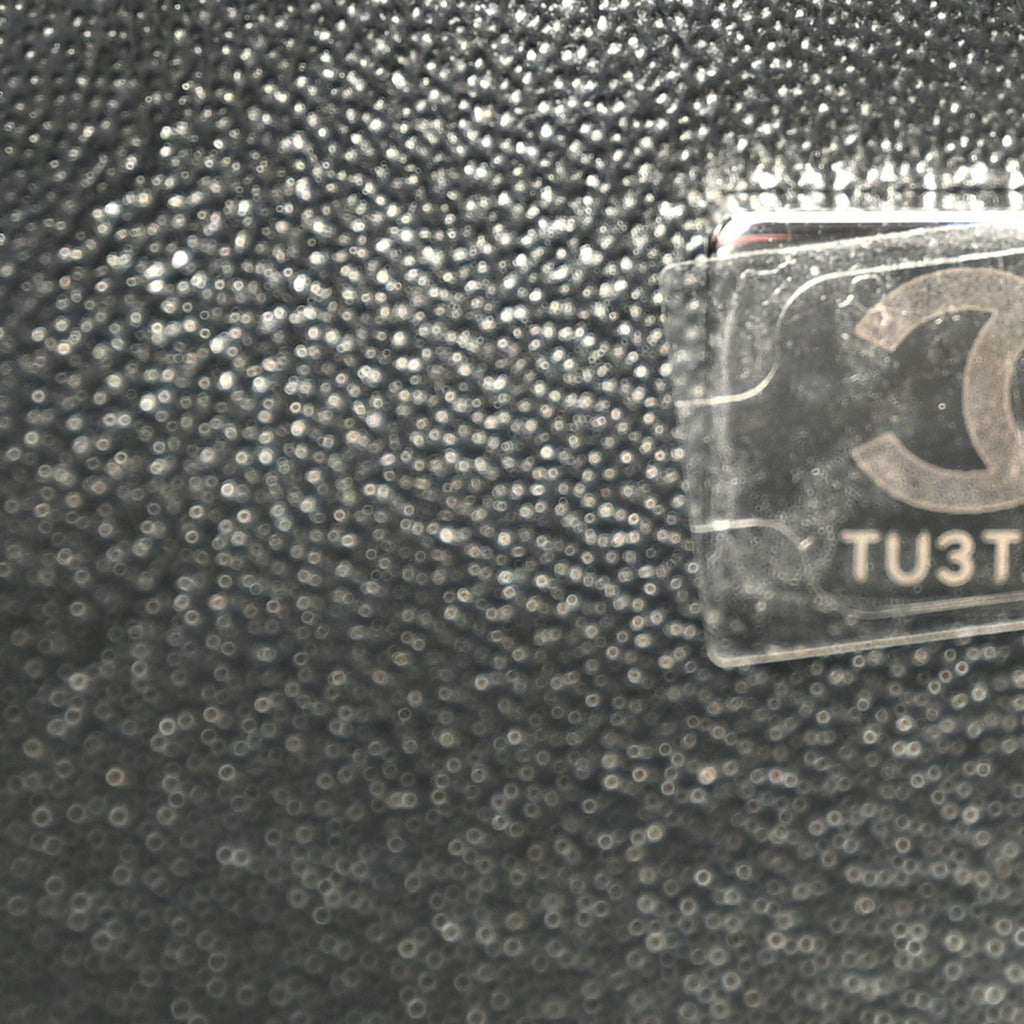 Metallic Aged Calfskin Chevron Quilted 2.55 Reissue Mini Flap Grey