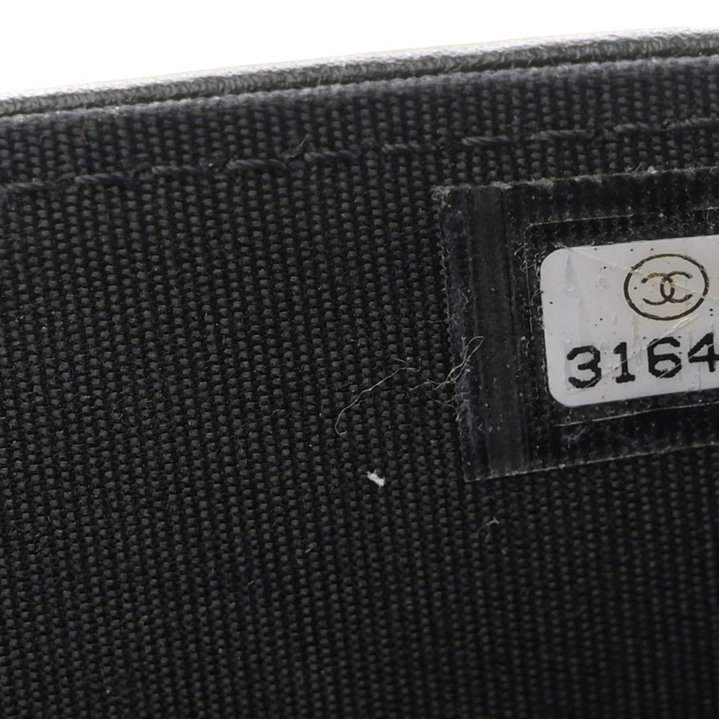 Caviar Quilted Boy Flap Waist Belt Bag Black