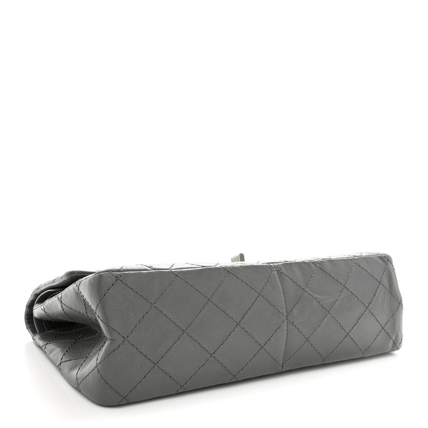 Aged Calfskin Quilted 2.55 Reissue 226 Flap Grey