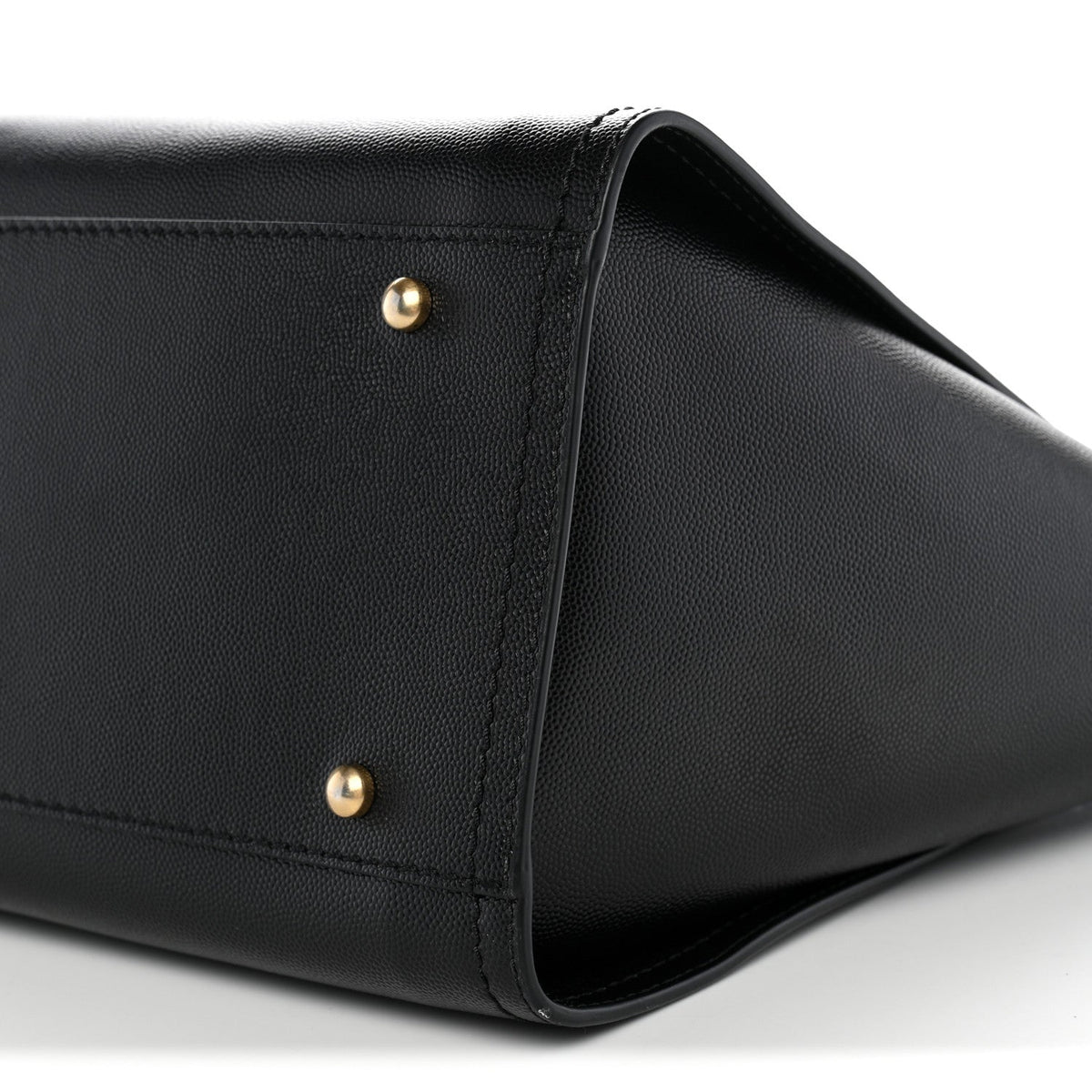 Caviar Small Studded Deauville Tote Black