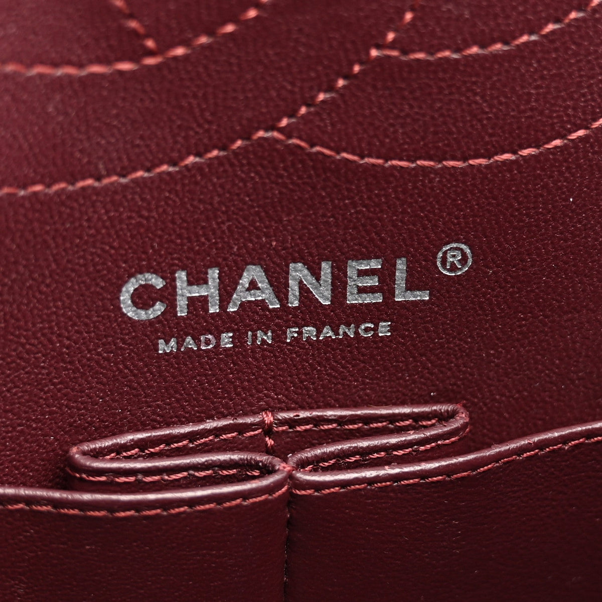 Aged Calfskin Quilted 2.55 Reissue 225 Flap Black
