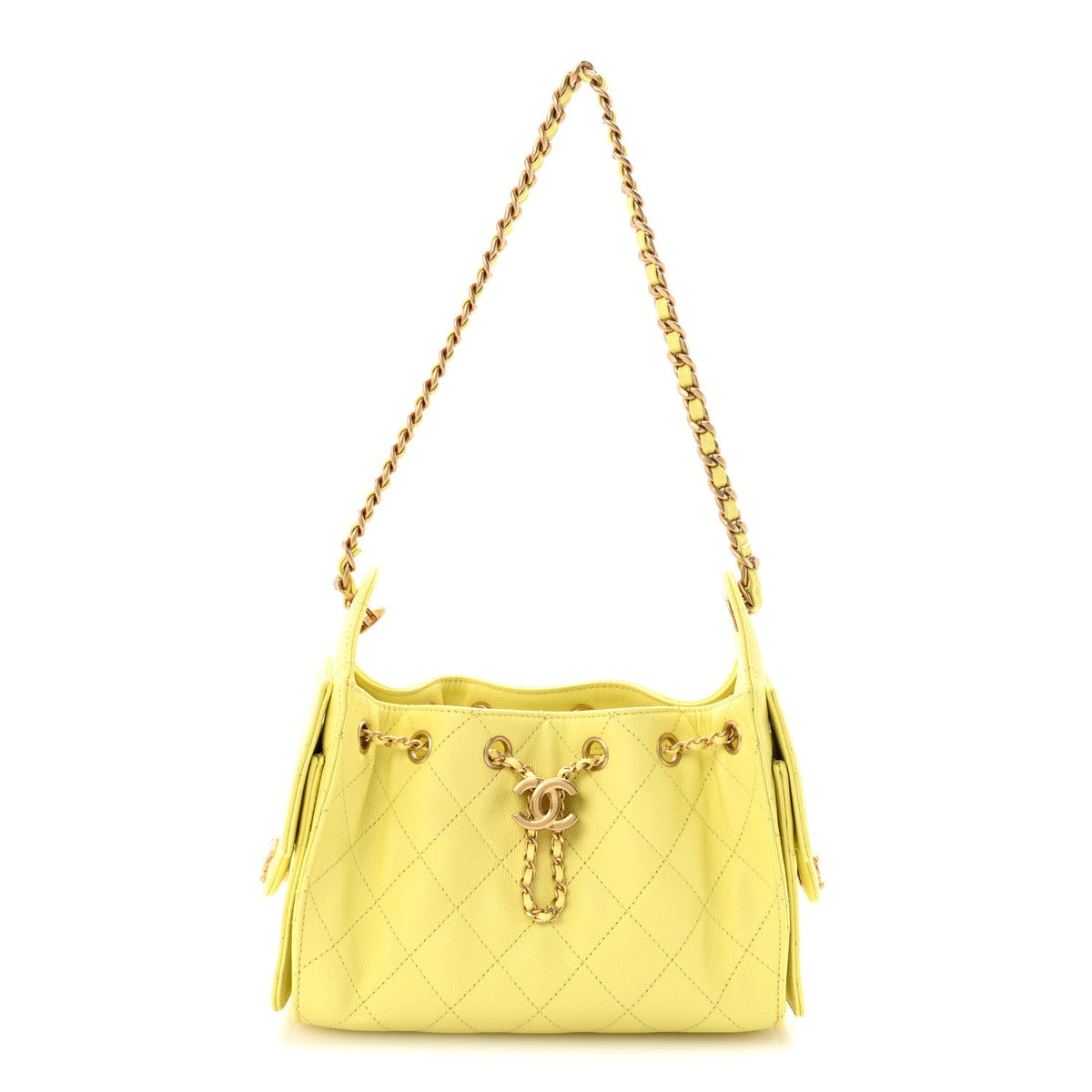 Caviar Quilted Mini Chanel 25 Handbag