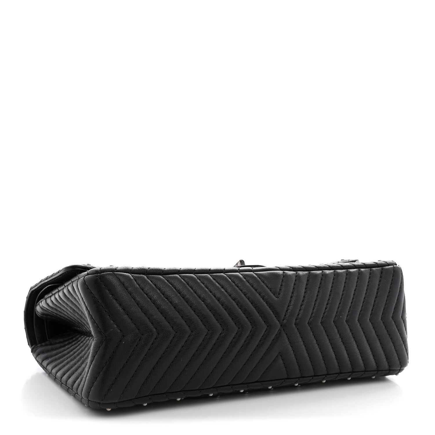Sheepskin Chevron Quilted Studded 2.55 Reissue 226 Flap Black
