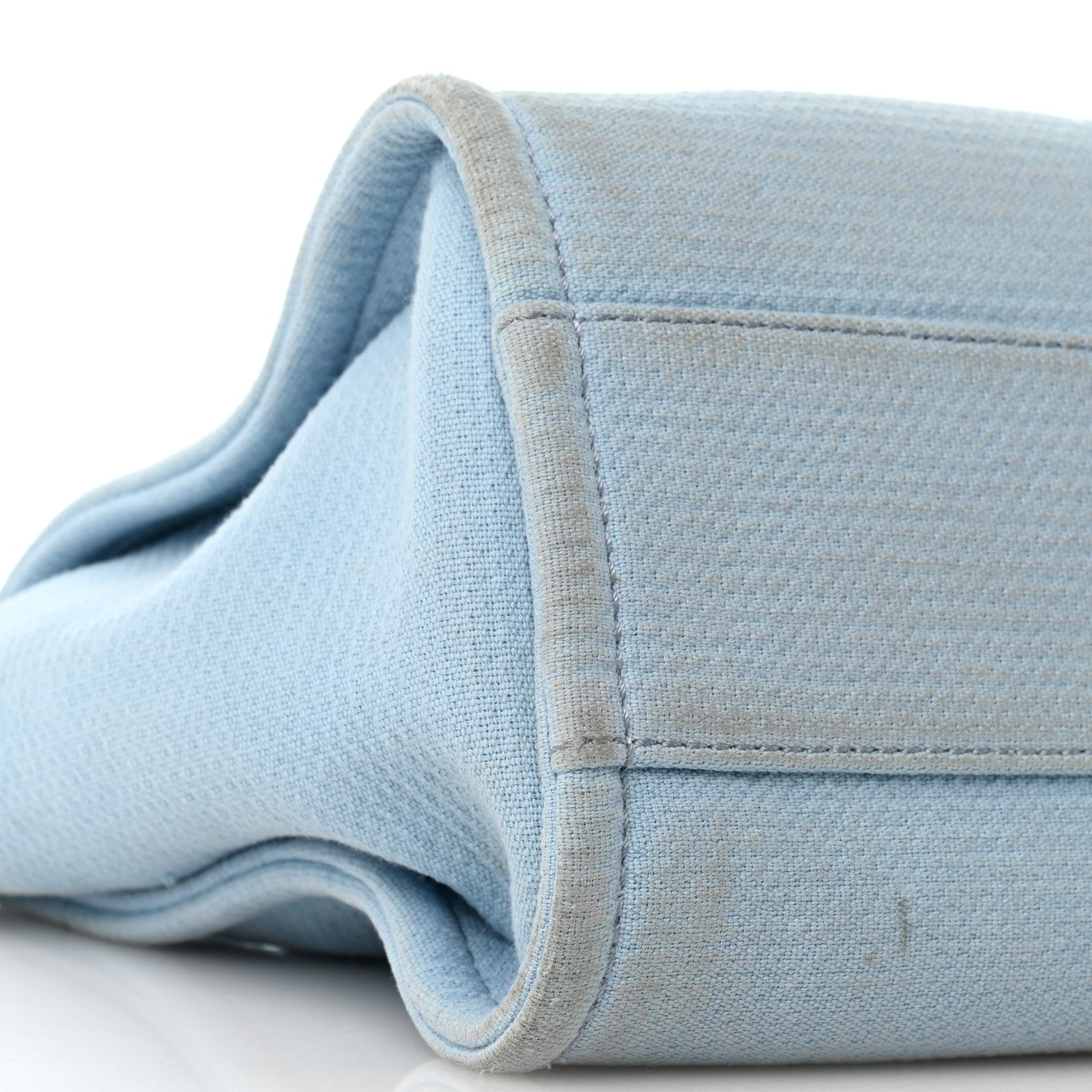 Mixed Fibers Small Deauville Tote Light Blue