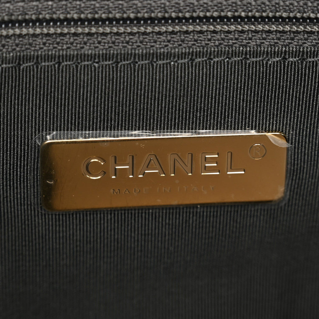 Lambskin Quilted Medium Chanel 19 Flap Dark Grey