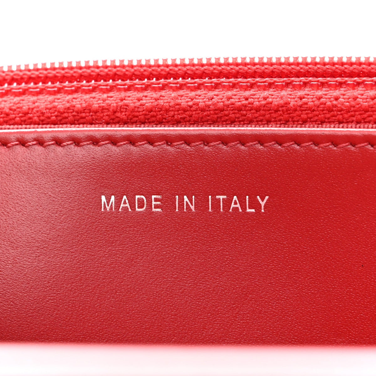 Glazed Calfskin Quilted Coco Boy Wallet On Chain WOC Red