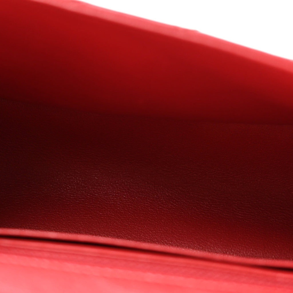 Aged Calfskin Quilted 2.55 Reissue Mini Flap Red