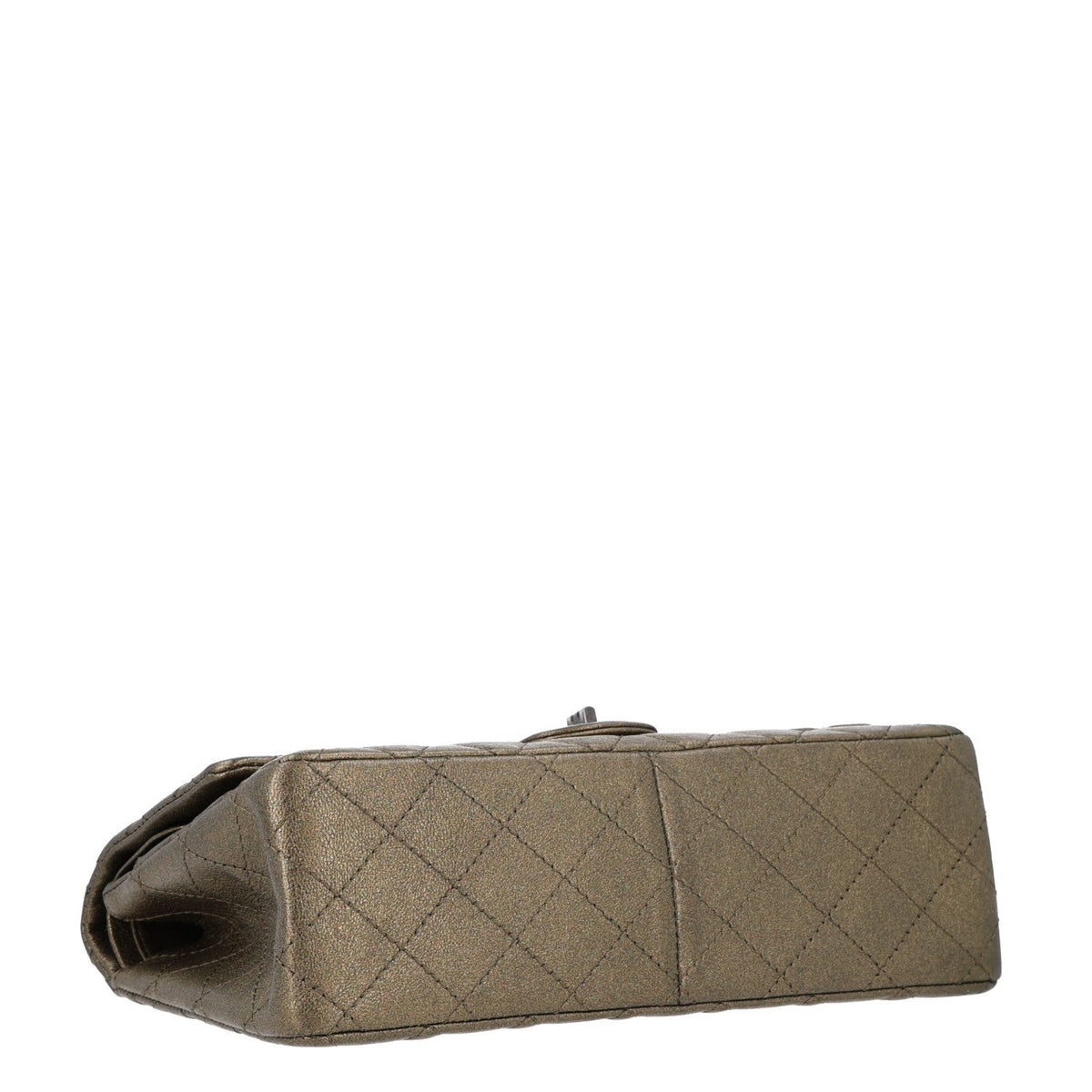 Metallic Calfskin Quilted 2.55 Reissue 226 Flap Green