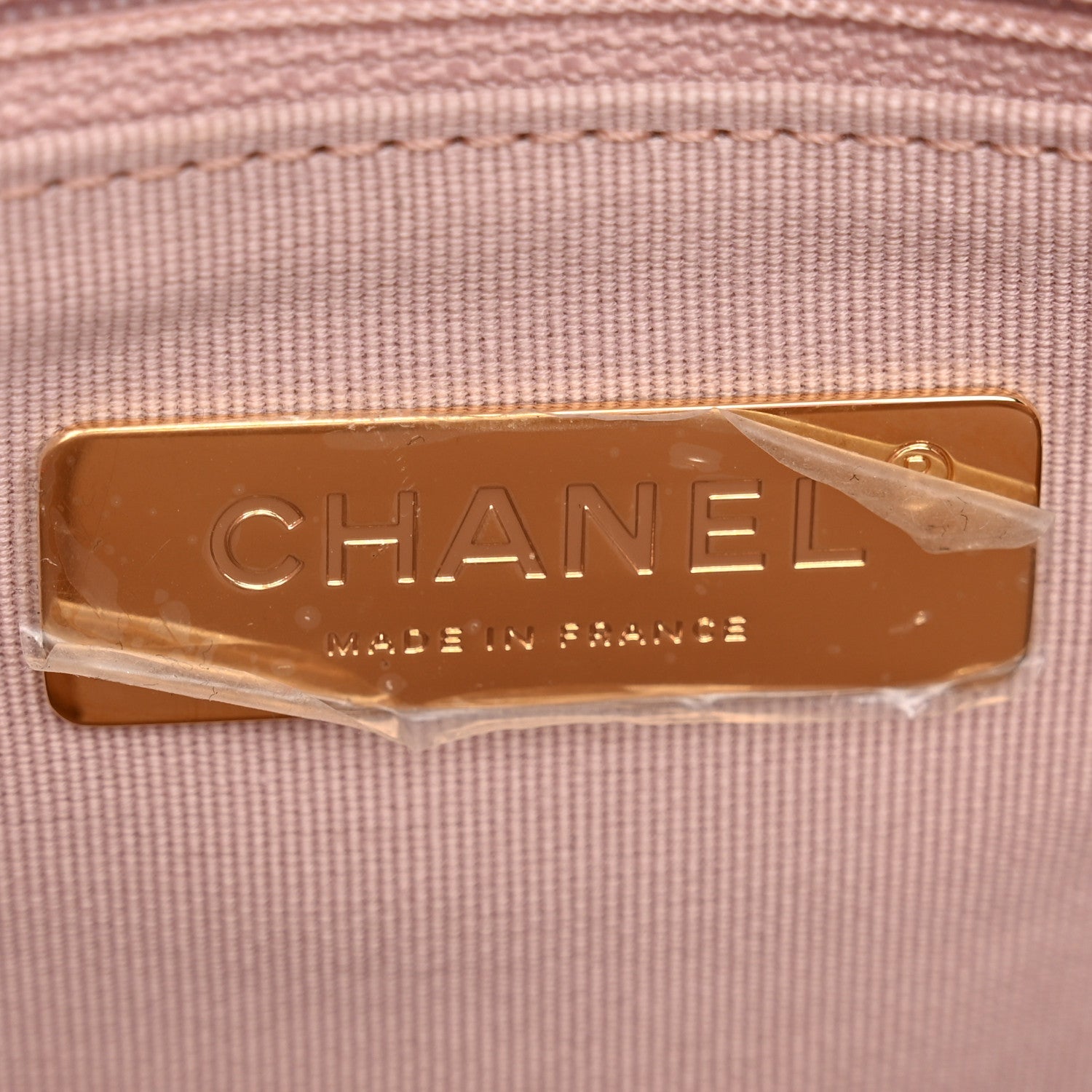 Lambskin Quilted Medium Chanel 19 Flap Light Pink