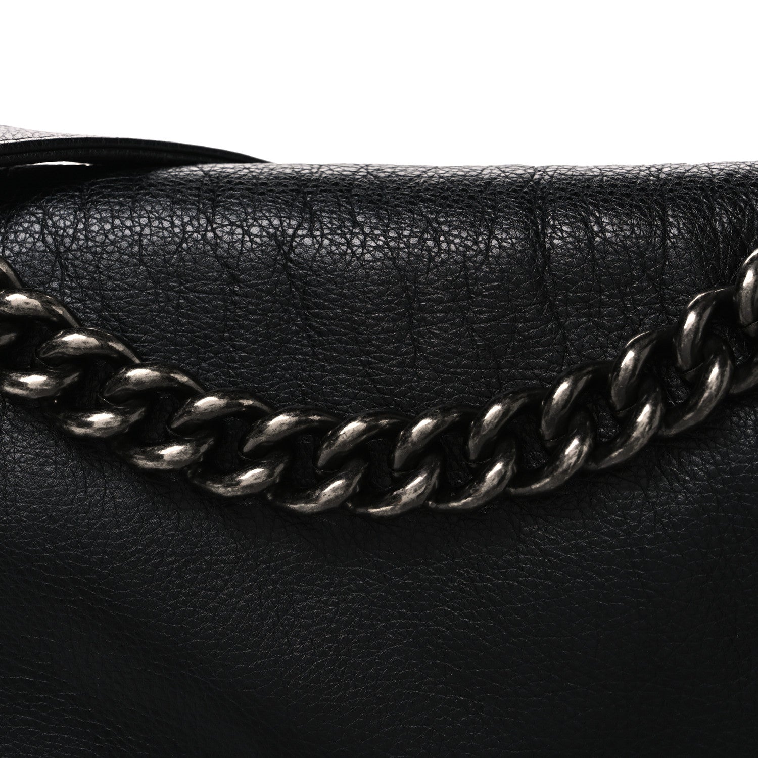 Calfskin New Medium Boy Reverso Flap Black