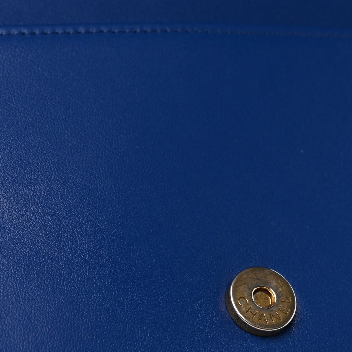Caviar Quilted Boy Wallet On Chain WOC Dark Blue