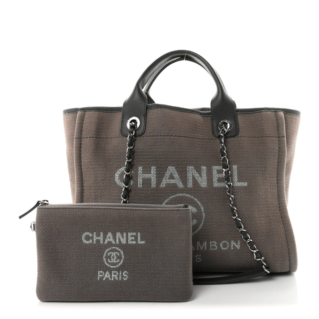 Mixed Fibers Small Deauville Tote Grey