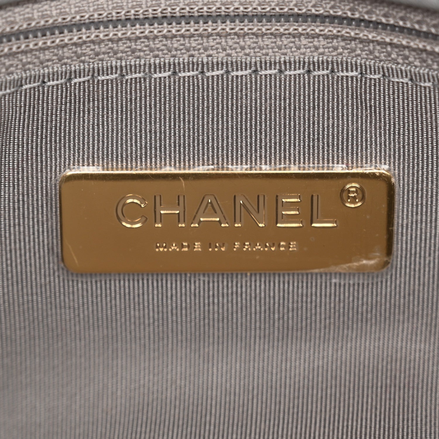 Lambskin Quilted Medium Chanel 19 Flap Grey
