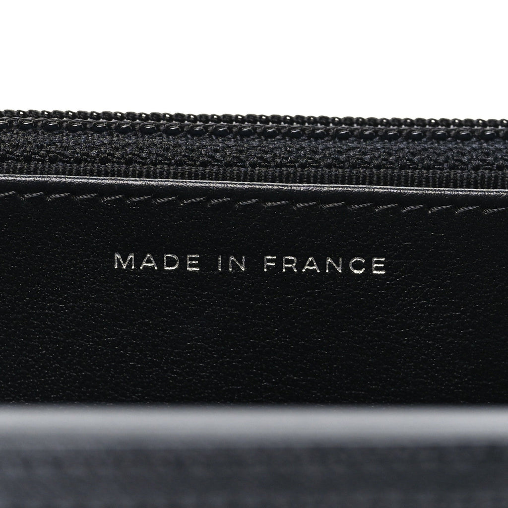 Aged Calfskin Quilted Reissue Wallet On Chain WOC So Black