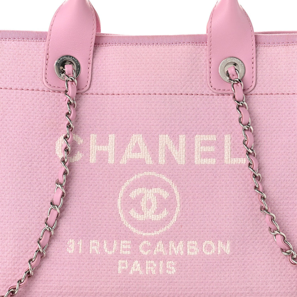 Mixed Fibers Small Deauville Tote Pink