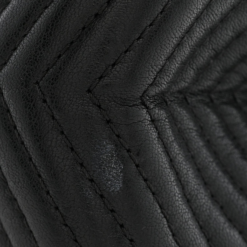 Sheepskin Chevron Quilted Studded 2.55 Reissue 226 Flap Black