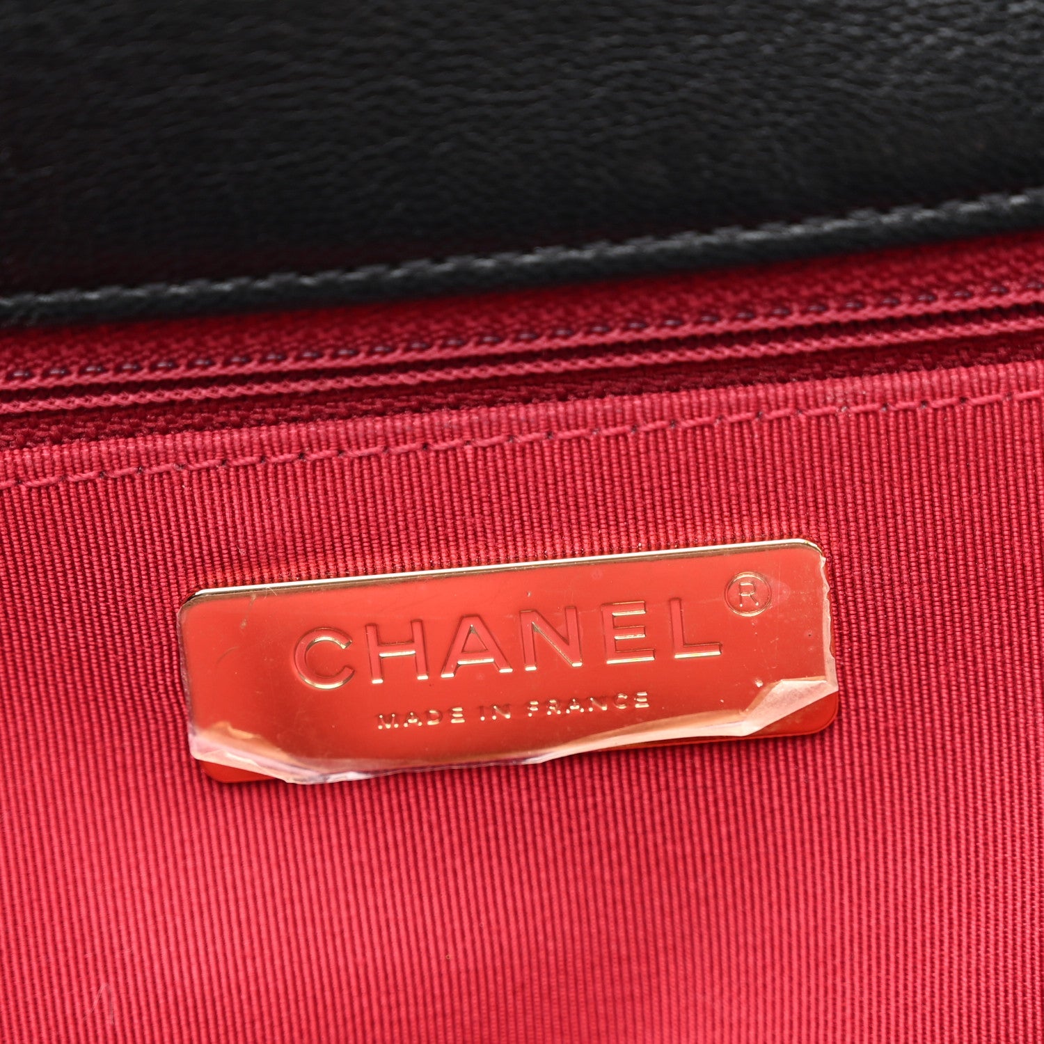 Goatskin Quilted Large Chanel 19 Flap Black