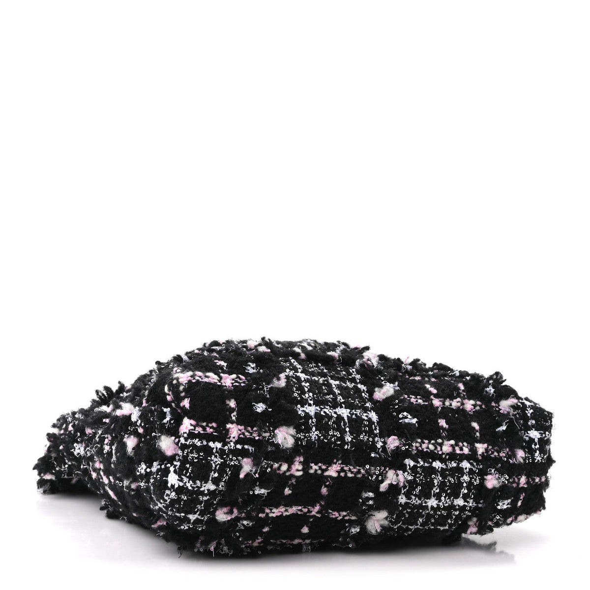 Tweed Patchwork Quilted Small Chanel 22 Black Pink White
