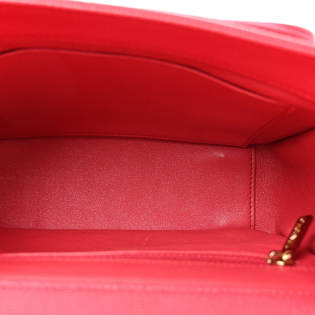 Caviar Quilted Medium Business Affinity Flap Pink