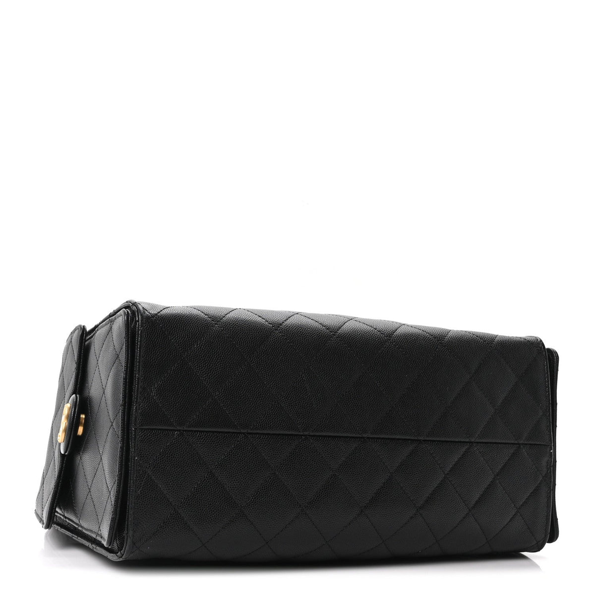 Caviar Quilted Medium Chanel 25 Handbag Black