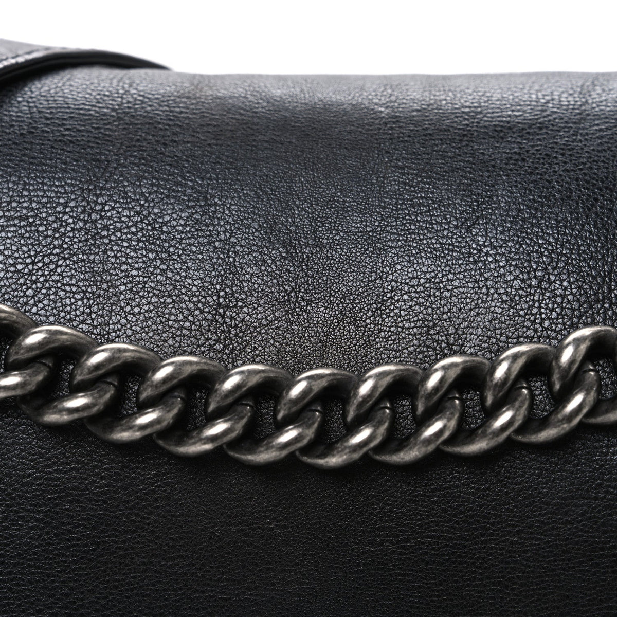 Calfskin Large Boy Reverso Flap Black
