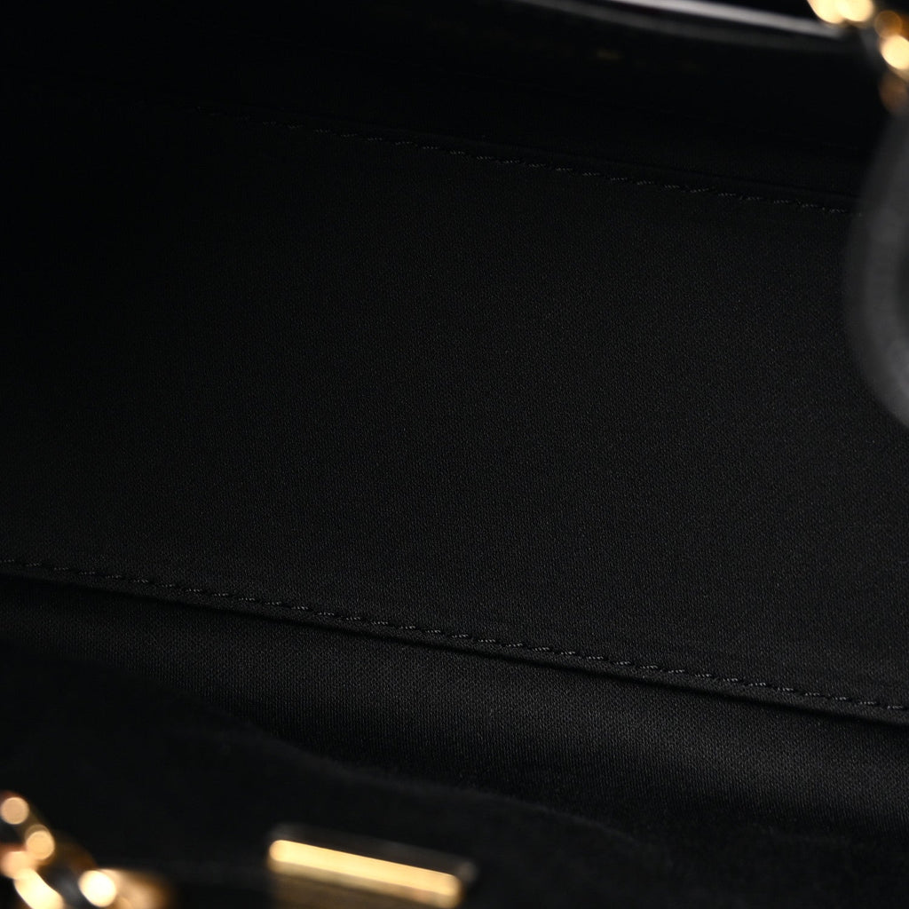 Caviar Quilted Mini Chanel 25 Handbag Black